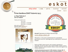 Tablet Screenshot of eskot.pl